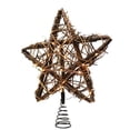 thumbnail image 4 of Decoración de árbol de Navidad Joiedomi Rattan Star con 50 luces LED, 4 of 11