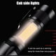 thumbnail image 2 of JShteea XPE+COB Linterna LED USB Recargable IPX4 3 Modos Antorcha Emergencia, 2 of 9