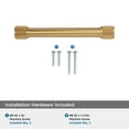 thumbnail image 4 of Amerock Farewind 5-1/16 inch (128mm) Center-to-Center Champagne Bronze Cabinet Pull, 4 of 6