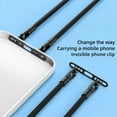 thumbnail image 3 of Stainless Steel Mobile Phone Lanyard with Double Ear Clip and Hollow Design, 3 of 8