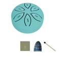 thumbnail image 1 of Children'S Musical Instruments Orff Instruments Crafts Mini Hollow Drum 3 Inch 6 Tone Lake Blue, 1 of 6