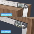 thumbnail image 4 of Combination Wrenches Digital Angle Finder 0-360° Digital Inclinometer Stainless Steel Angle Protractor Ruler with LCD Display for Woodworking Constru, 4 of 5