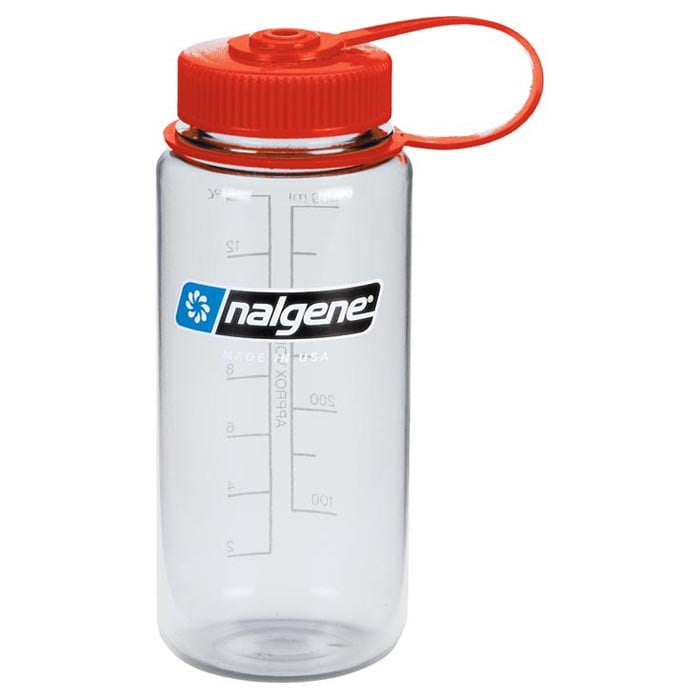 NALGENE 6820090572 NALGENE 16OZ WM CLEAR WITH RED CAP