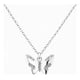 thumbnail image 1 of Collar De Mini Mariposa Con Zirconias Para Mujer Plata 925 Plateado, 1 of 5