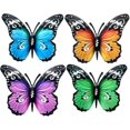 thumbnail image 2 of Outdoor Metal Butterflies Butterfly Large Wall Art 3d Metal Butterfly Wall Hanging Hanger Vintage Bu, 2 of 5