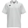 thumbnail image 3 of New Balance Men's Team Rally 2.0 Baseball Polo White S, 3 of 4