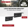 thumbnail image 4 of Yakima Light Mounting Brackets Steel Light Mount for Warrior Baskets, Black, 4 of 9