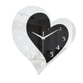 thumbnail image 6 of Tongina Acrylic Heart Shaped Wall Clock Decorative Wall Art Modern 30x27cm Wall Decoration Silent Non Ticking for Kitchen Lightweight, 6 of 8