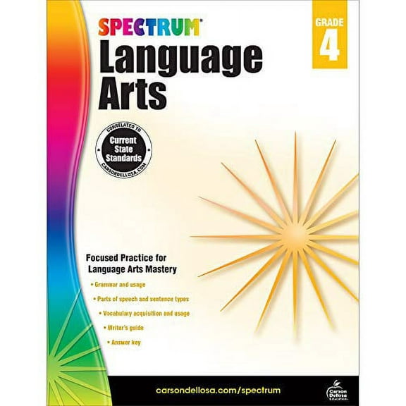 Pre-Owned Spectrum Language Arts, Grade 4 Paperback