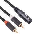 thumbnail image 2 of Stereo Audio Cable Anti-interference Adapter Cable for Mixer Power Amplifier Mic, 2 of 9