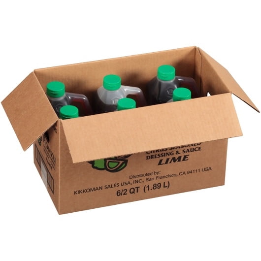 Kikkoman Ponzu Lime Sauce Bulk, 1.89 LT - Case of 6