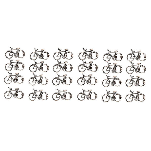 Abrebotellas de bicicleta de 24 Uds Compatible con regalo de recuerdo de fiesta de boda, abridor de botellas de cerveza de metal, recuerdos de fiesta