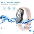 thumbnail image 3 of Instalación tipo prensa de silicona para correa de reloj para Xiaomi Mi Band 8 (rosa) Sywqhk Para estrenar, 3 of 8