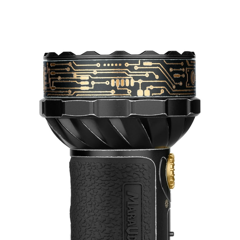 Olight Marauder Mini Golden Black Rechargeable Flashlight with