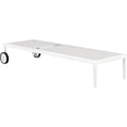 thumbnail image 3 of Meridian Furniture Nizuc Off White Outdoor Patio Mesh Chaise Lounge Chair, 3 of 14