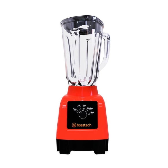 Licuadora Bosstech 950W Vidrio 2l Perilla 3 vel B3 Roja