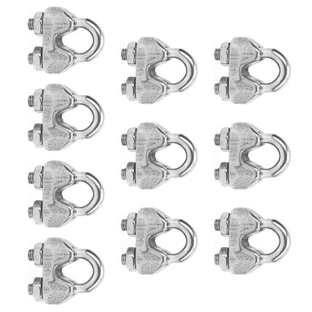 Wire Rope Clamps, U Saddle Fastener Wire Rope Cable Clip U-Shaped ...