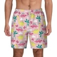 thumbnail image 3 of Uemuo Dinosaur Pattern Mens Swim Trunks Quick Dry Board Shorts with Mesh Lining, Stretch Beach Shorts Quick Dry No-Chafing Board Shorts-XX-Large, 3 of 9