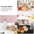 thumbnail image 6 of 6 Pcs Glass Bowls Food Container Dessert Set Cups Microwave Safe Bozai Cake Salad Toddler, 6 of 6