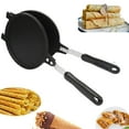 thumbnail image 1 of Yhmxh Waffle Cone Maker, Ice Cream Cone Maker waffle Cookies Maker Pizzelle Maker Cone Waffle Iron Waffle Bowl Maker Machine Egg Roll Mold Homemade DIY Ice Cream Cone Baking Pan, 6.7 Inch Diameter, 1 of 7