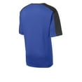 thumbnail image 5 of Sport-Tek PosiCharge Competitor Sleeve Blocked Tee-L (True Royal/ Black), 5 of 5