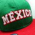 thumbnail image 5 of Knite Gorra Mexico Classic Snapback Tricolor Bordado Alto Relieve World Cup, 5 of 5