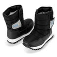 thumbnail image 3 of JAN & JUL Kid Boys Girls Mid Calf Insulated Snow Boots (Black, US Size 9.5), 3 of 7