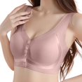 thumbnail image 1 of Brasier Tela de Mantequilla Sujetador Abierto Frontal para Mujer, sin Marcas, Ajustable, Lavable A Máquina, con Copa Fija, Chaleco Mediana, 1 of 5