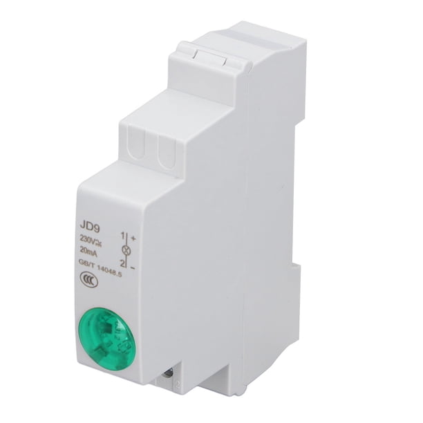 Luz De Carril DIN, Luz Indicadora LED De Carril DIN Instalación Simple Carcasa De PC AC DC 230V Para Torno CNC