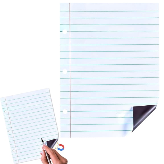 Clearance Under $10 Magnetic Lined Paper Whiteboard for Classroom