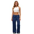 thumbnail image 6 of Low Rise Sweatpants Women Wide Leg Baggy Joggers with Pockets Athletic Workout Sweatpants Lounge Pants Dark Blue XL, 6 of 6