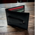 thumbnail image 2 of Leatherboss Leather Money Clip Bifold Wallet with 6 Credit Card Slots, 2 of 8