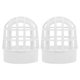 thumbnail image 1 of 2 protectores de canalones de PVC para bajantes de lluvia de plástico, malla de protección para desagües de balcones exteriores., 1 of 6