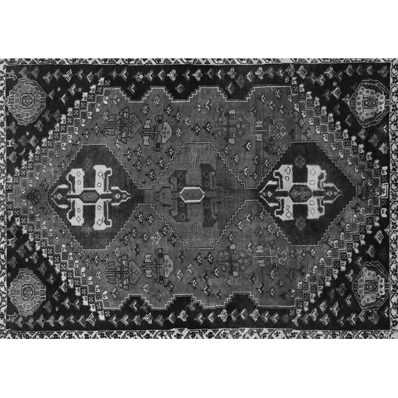 Ahgly Company Indoor Rectangle Persian Gray Traditional Area Rugs, 2' x 3'