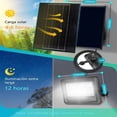 thumbnail image 4 of Reflector LED Solar para Exteriores de 100W, Recargable con Luz Tenue, Impermeable IP65, Luz Blanca Fría，Aigostar, 4 of 8