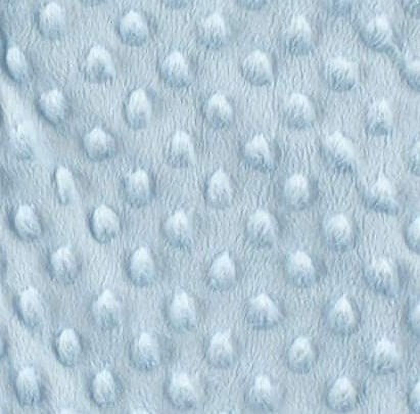 Hudson Baby Infant Boy Plush Sleeping Bag, Sack, Blanket, Light Blue Dot Mink, 6-12 Months