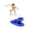 Yellow, variant on Green Inertial Swing Bobble Head Car Decoration Surfer Muscle Man Wobbler For Dashboard Creative Plastic