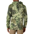 thumbnail image 4 of WTOBBY Men's Camo Print Hooded Sweatshirt, Loose Fit Casual Military Style Pullover for Outdoor Hunting, Durable Cotton Blend,Dark Green 3XL, 4 of 6