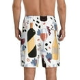 thumbnail image 3 of Naloa Wine Bottles Glasses Men's Short Pajama Pants, Lounge Comfort Shorts with Elasticized Waistband and Side Pockets - 4X-Large, 3 of 9