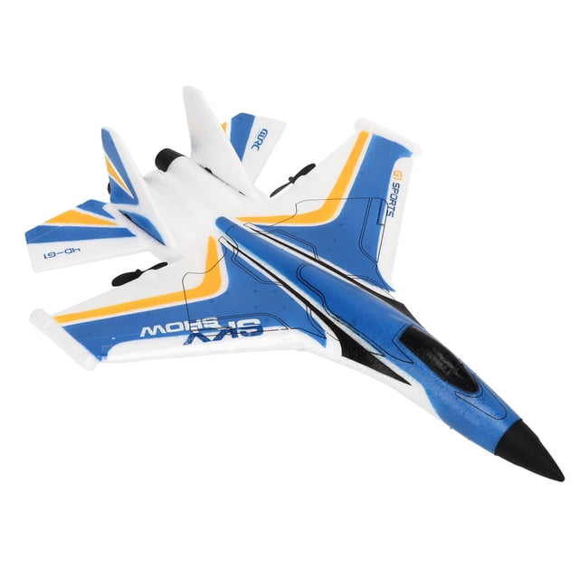 AVIón Planador RC, Avión RC Suave y Ligero Con Luz lideró de 2,4 GHz para viajes para mayores de 14 años