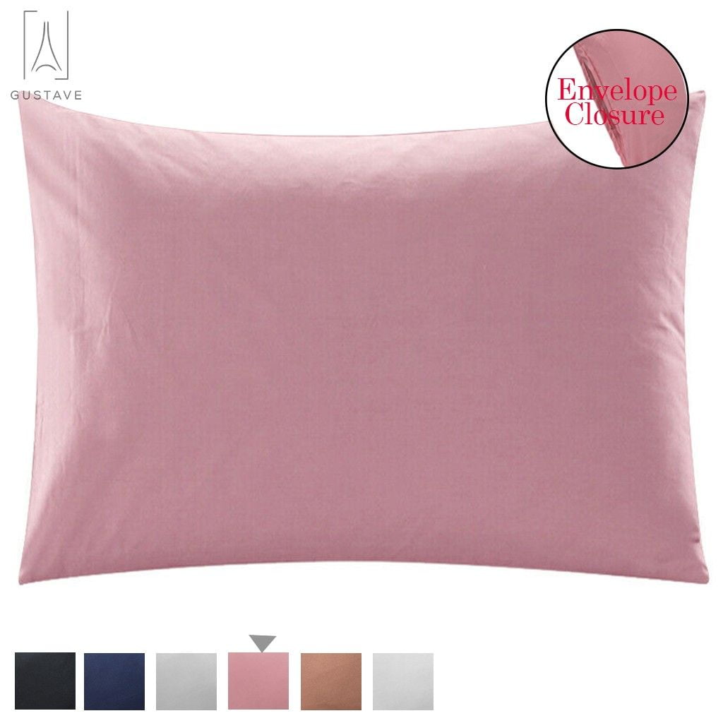 GustaveDesign Pillowcases Set of 1 with Envelope Closure, Ultra Soft