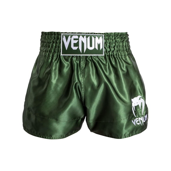 Muay Thai Short Venum Classique Kaki/blanc