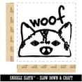 thumbnail image 2 of Husky Face Dog Woof Sketch Self-Inking Rubber Stamp Ink Stamper - Red Ink - Large 1-1/2 Inch, 2 of 7