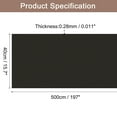 thumbnail image 2 of 197"x15.7" Black Wallpaper, Peel and Stick Wallpaper, Black Contact Paper Vinyl Wall Paper, 2 of 7