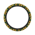 thumbnail image 2 of Kll Car Steering Wheel Cover, Universal 15 Inch, Soft Elastic And Comfortable,Car Accessories Decorations-Sunflower, 2 of 7