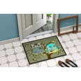 thumbnail image 2 of Carolines Treasures PJC1094JMAT The Friendly Ladies Owl Door Mat Indoor Rug or Outdoor Welcome Mat 24x36 Doormat  36"L x, 2 of 4