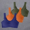 thumbnail image 2 of Sports Bras for Women Sleep Bra Compression Tank Top with Built in Bra Cute Sports Bra Full Coverage Wireless Bra Push up Bras for Women Breathable Back Bra Bralettes for Women with Support, 2 of 9