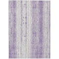 thumbnail image 2 of Addison Rugs Chantille Indoor/Outdoor Transitional Stripes Purple Washable Rectangle Rug, 5' x 7'6", 2 of 6