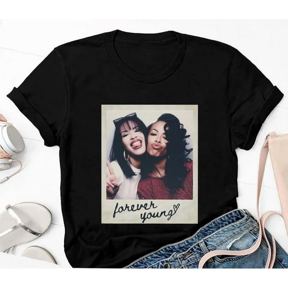 Selena Quintanilla and Aaliyah Haughton Photobooth Shirt