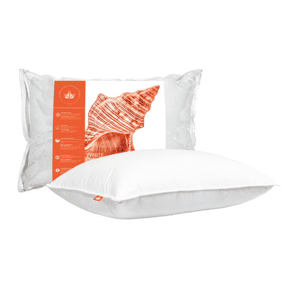 625 Loft White Down Pillow - Medium Support - King Size